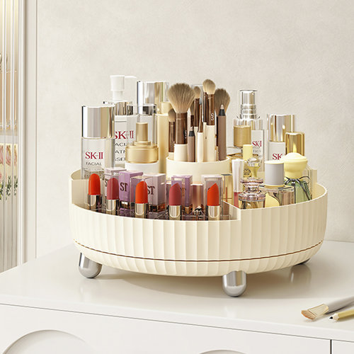 Ebern Designs Maudella Plastic Makeup Organizer Wayfair